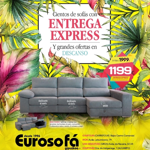 nuevo folleto ofertas sofas