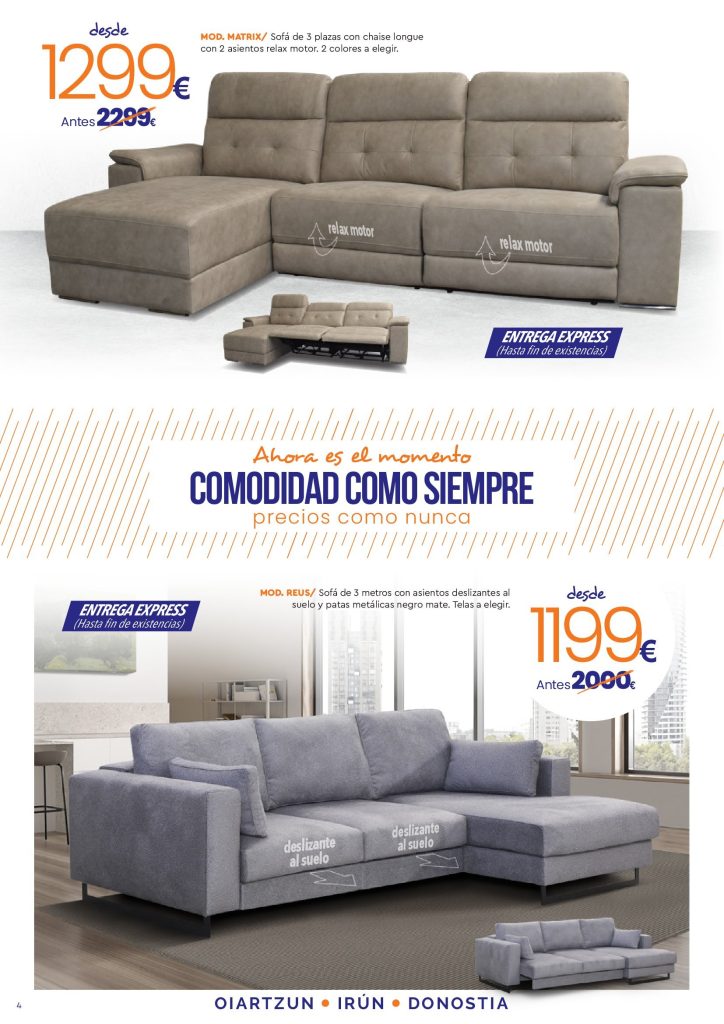 sofás a los mejores precios