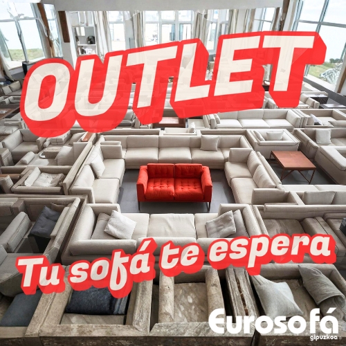 Sofás baratos de outlet con entrega rápida en Gipuzkoa. Ofertas listas para llevar.