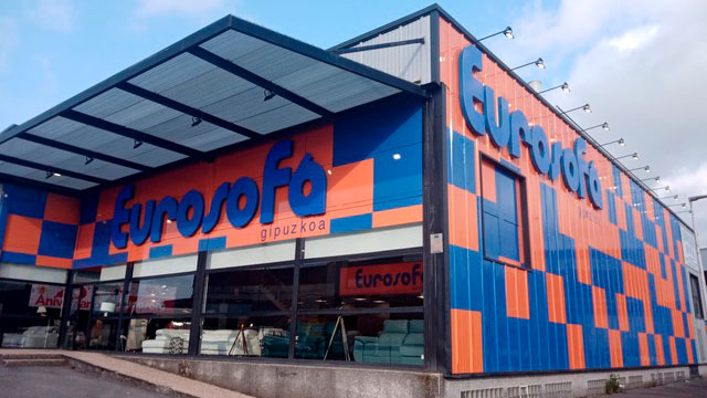 Fachada de Eurosofá Gipuzkoa Irún